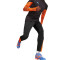 Pantalón largo IndividualCUP Training Black-Ultra Orange