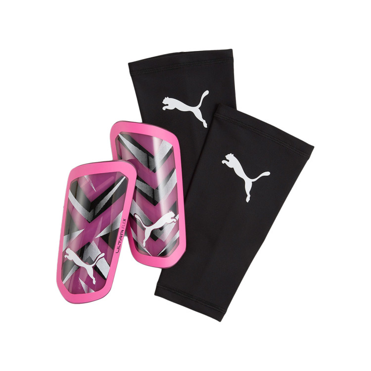 espinillera-puma-ultra-flex-sleeve-poison-pink-white-black-0